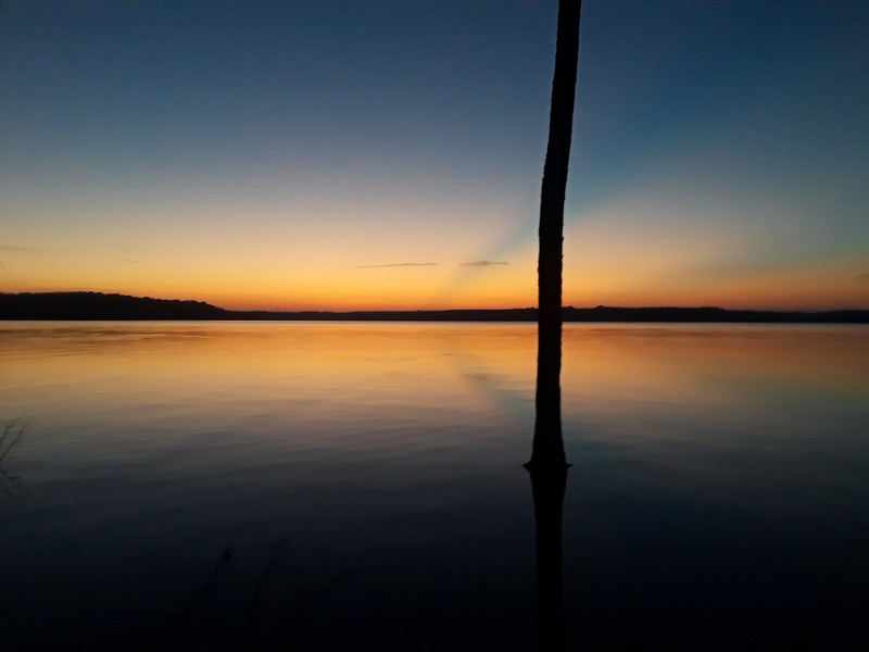 coucher de soleil Falls Lake